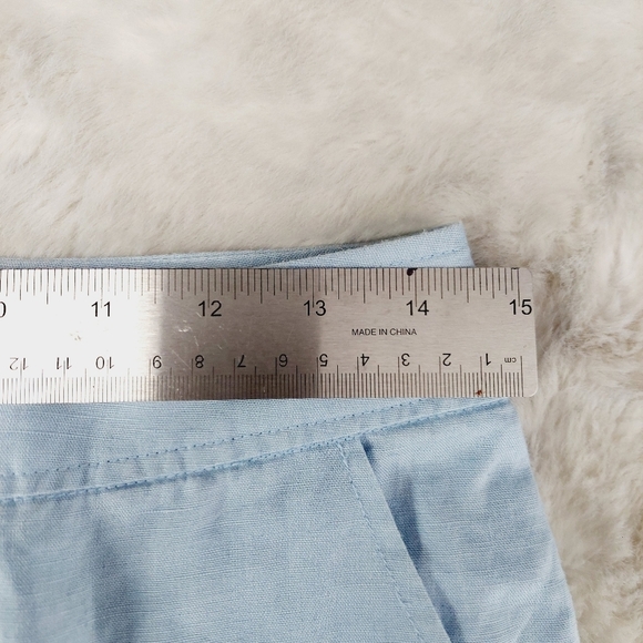 Promod Light Blue Distress Trim Lightweight Pants P6497 - Picture 8 of 9